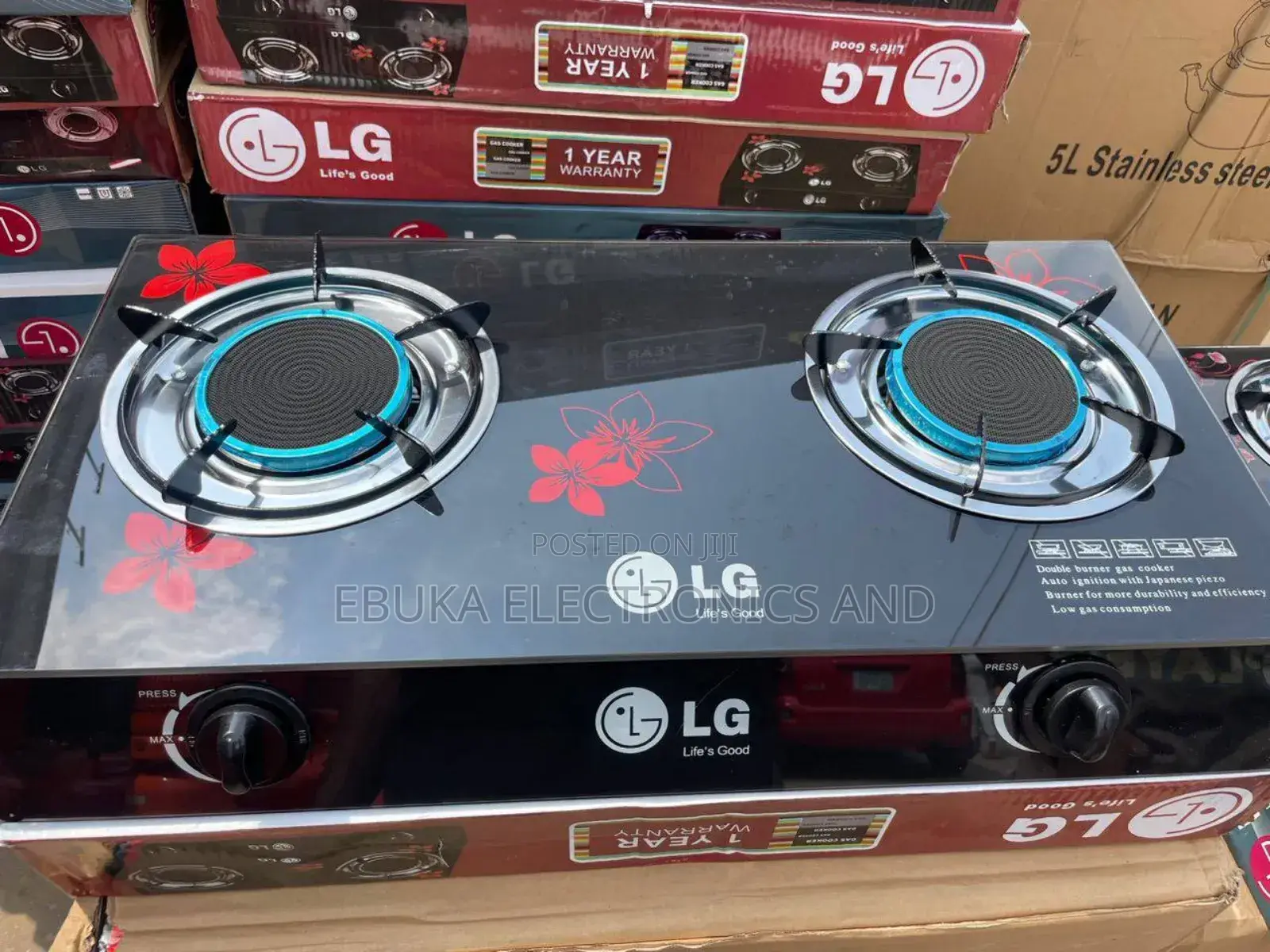 Lg Double Infrared Glass CookerIs Available Now