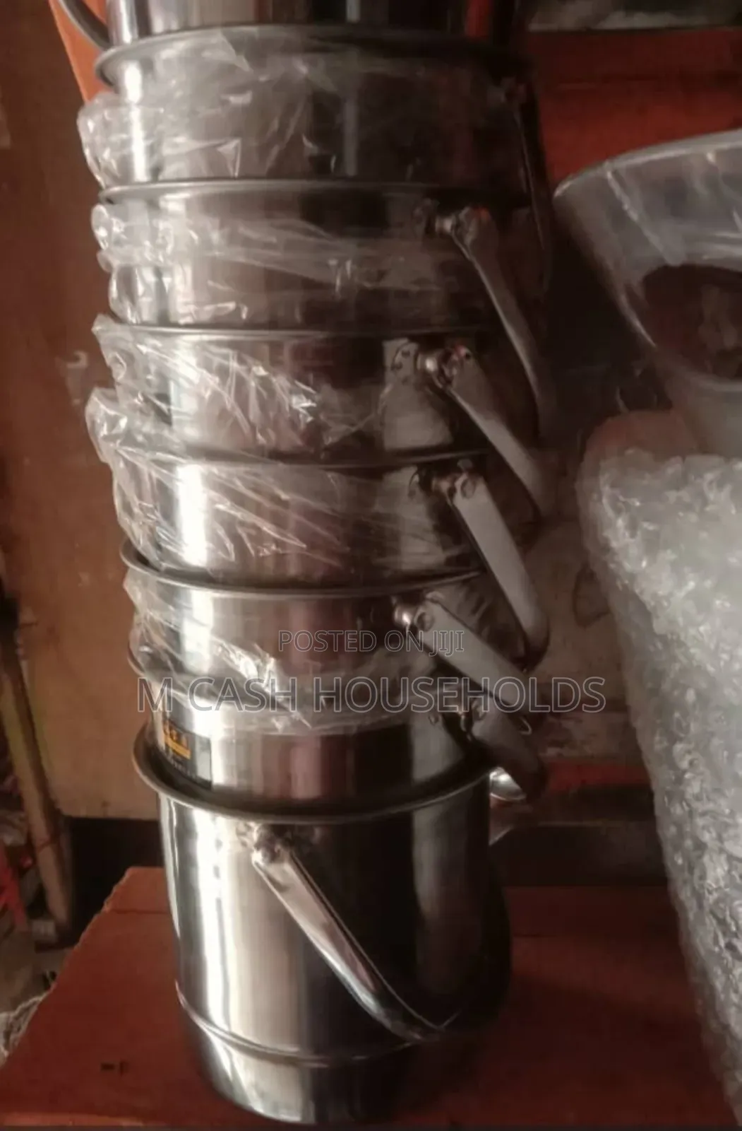 Stainless Steel Ice Bucket Beverage Holder Cube Barrel Party