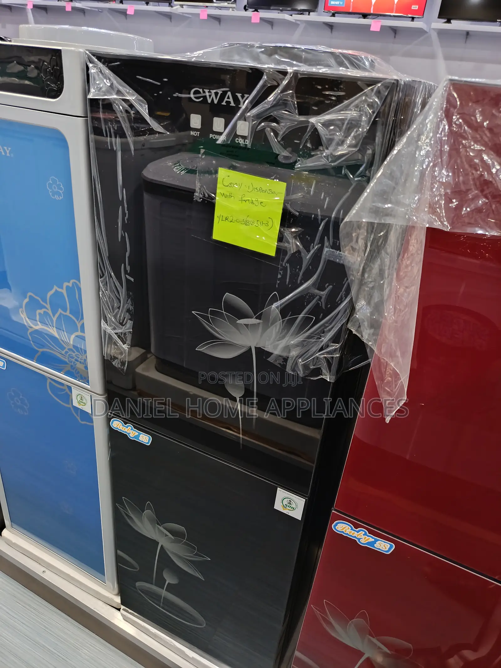 Water Dispenser With a Built-in Refrigerator.