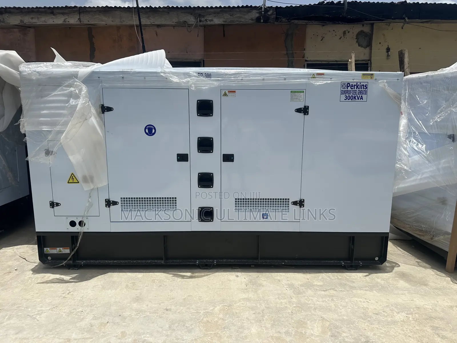 Heavyduty Perkins Soundproof Generator Sp300kva Perkins Engine 