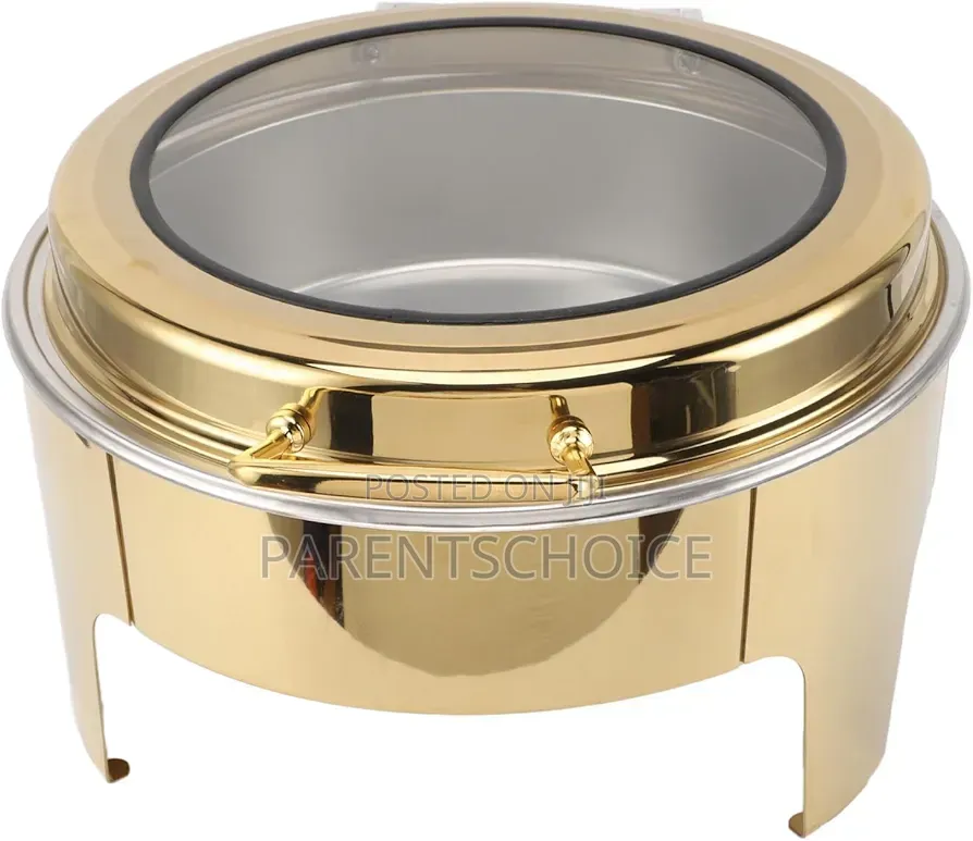 Gold Round Buffet Chafing Dish
- 6litre