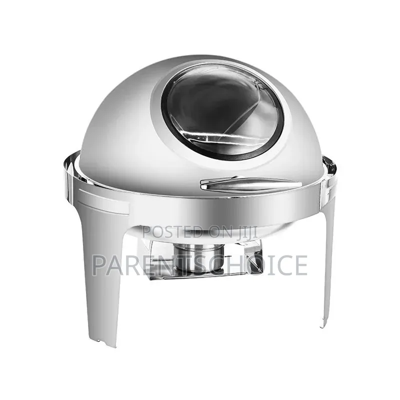 6l Chafing Dish Buffet Food Warmer Chaffing Dish With Glass- 6litre