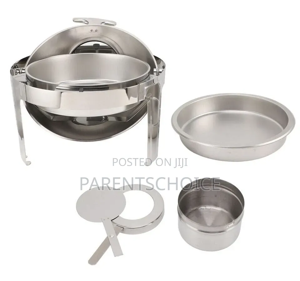6l Chafing Dish Buffet Food Warmer Chaffing Dish With Glass- 6litre