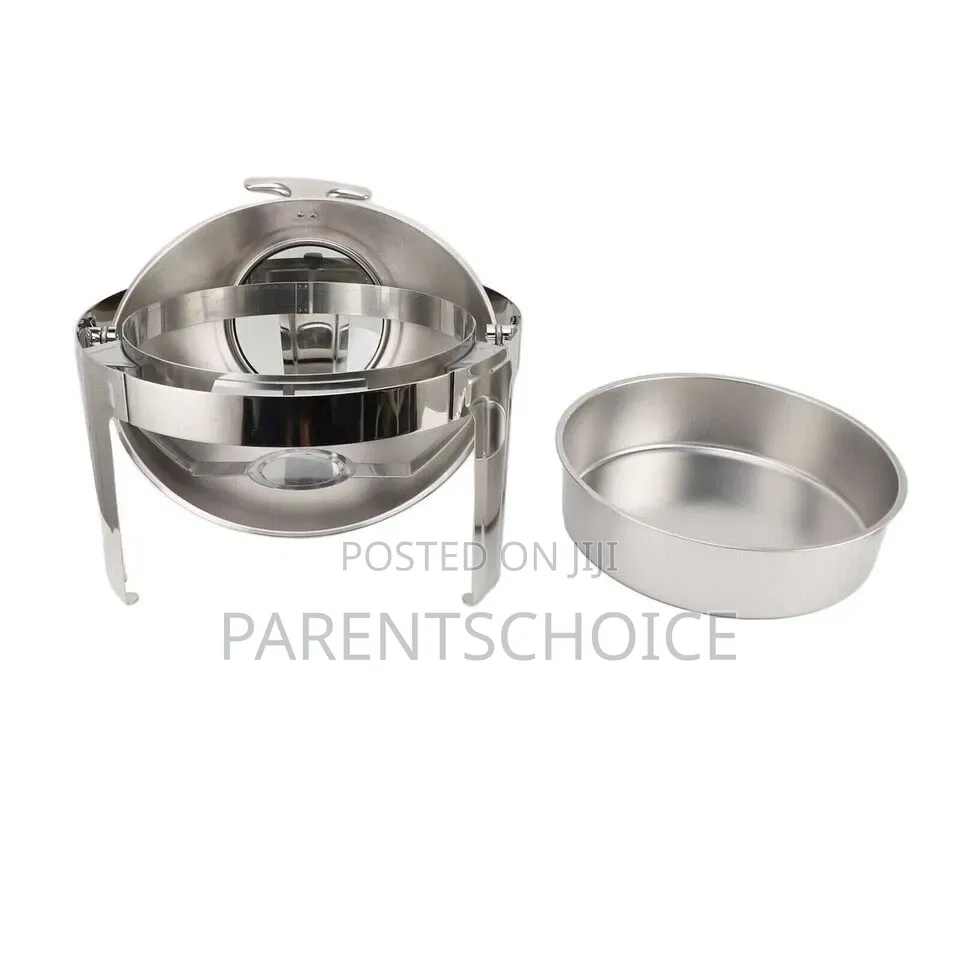 6l Chafing Dish Buffet Food Warmer Chaffing Dish With Glass- 6litre