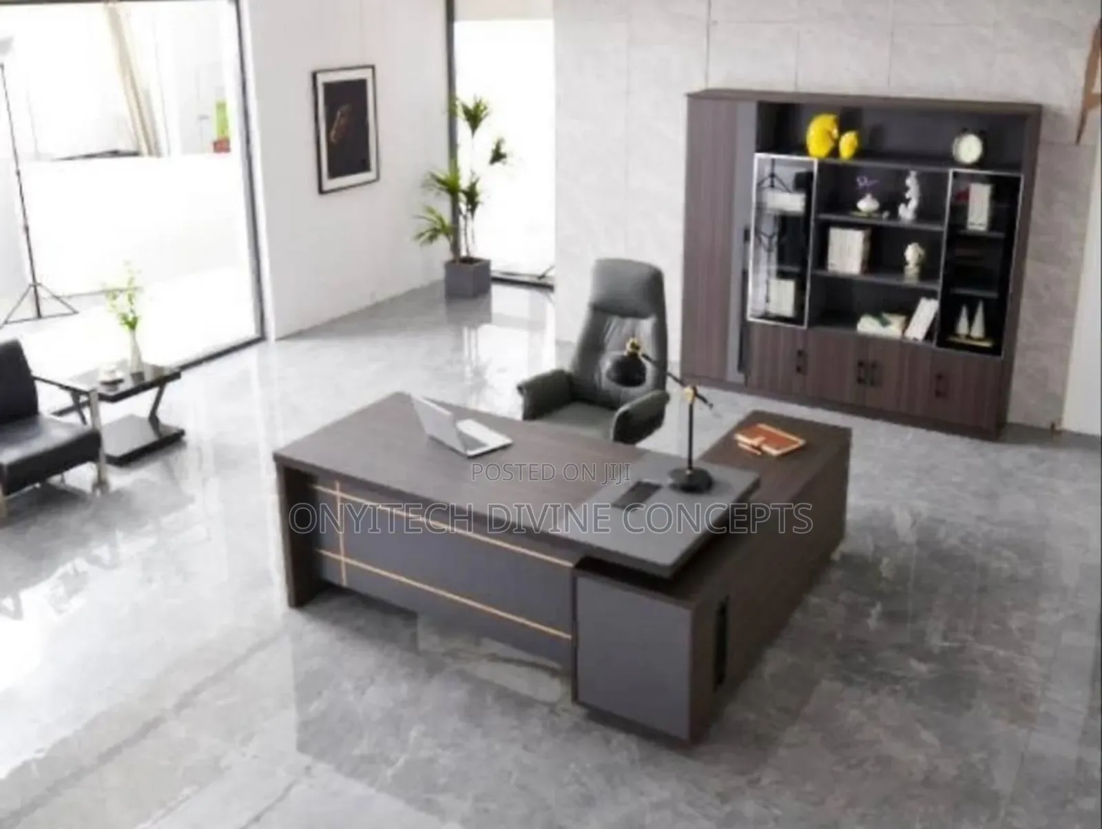 High Quality Office Executive Table Grey