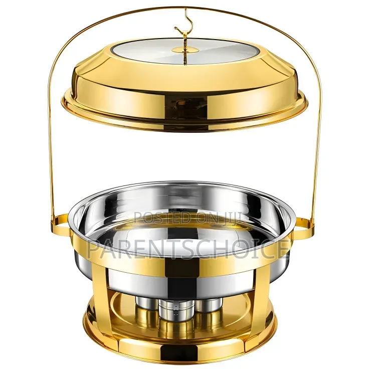20l Big Size Commercial Stainless Steel Luxury Gold Chaffing Dish