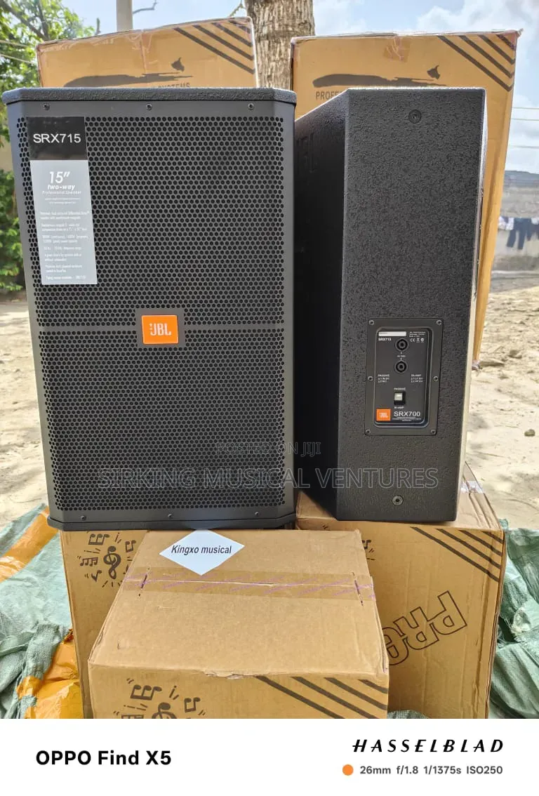 JBL 15" SRX-700 Pure Acoustic Speaker Single Range