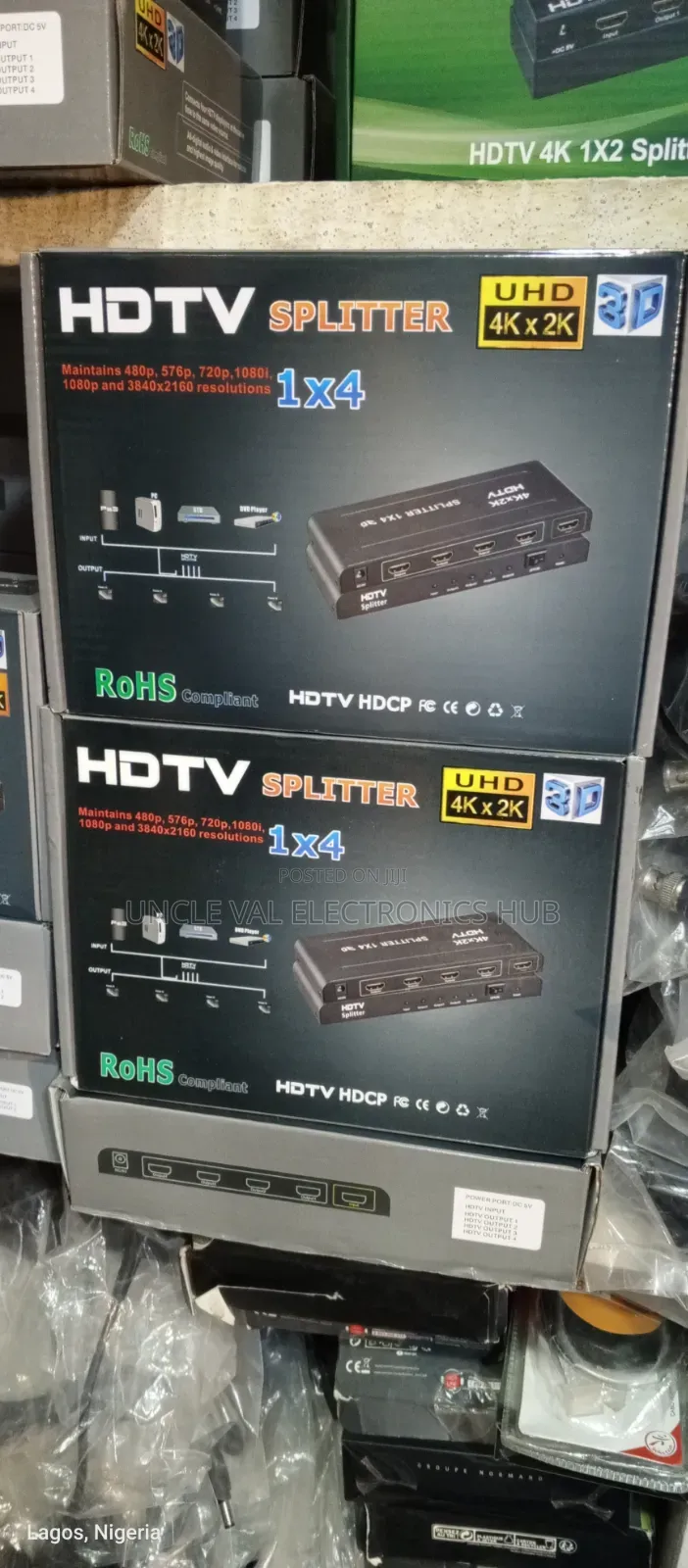 HDTV Hdmi 4 by 1 Splitter (4out 1in)