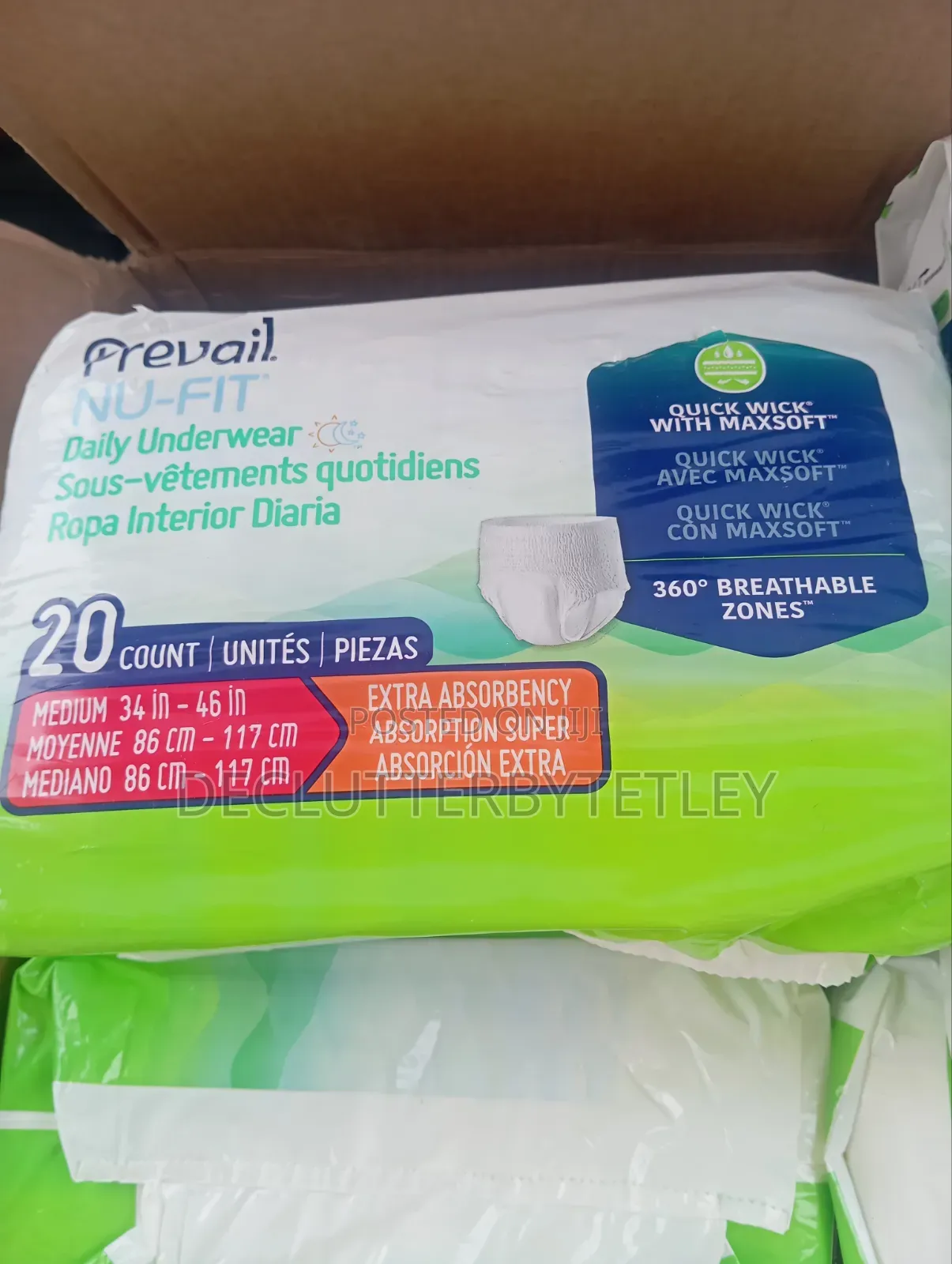 Prevail Adult Pull Up Diapers Pampers Pant