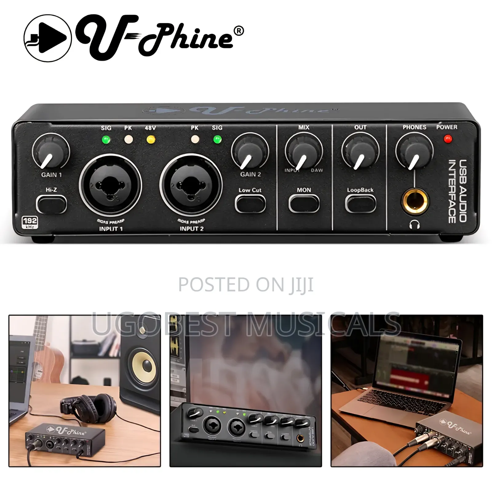 2in 2out Studio Soundcard