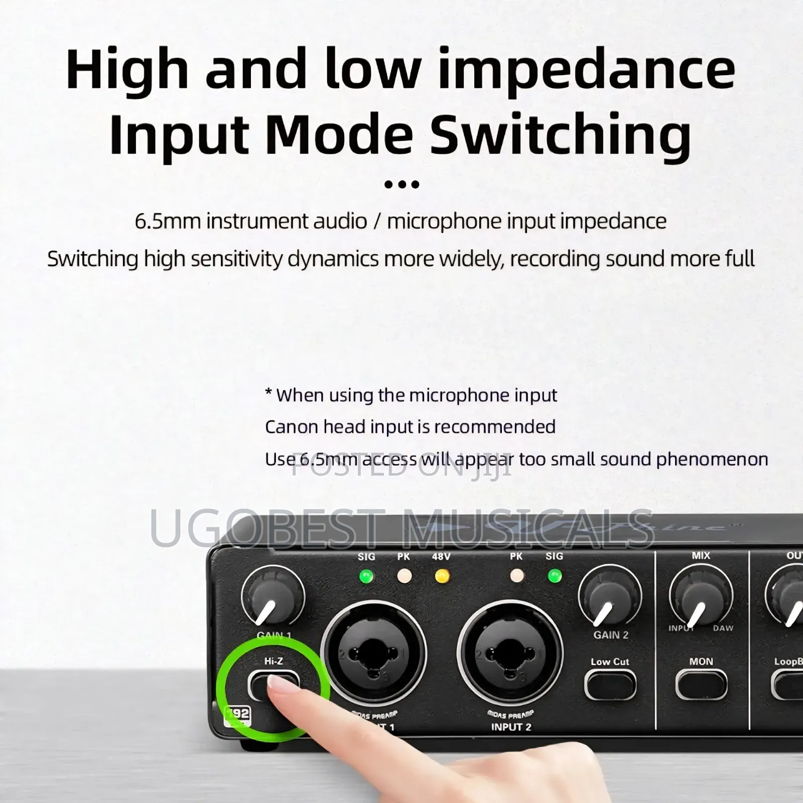 2in 2out Studio Soundcard