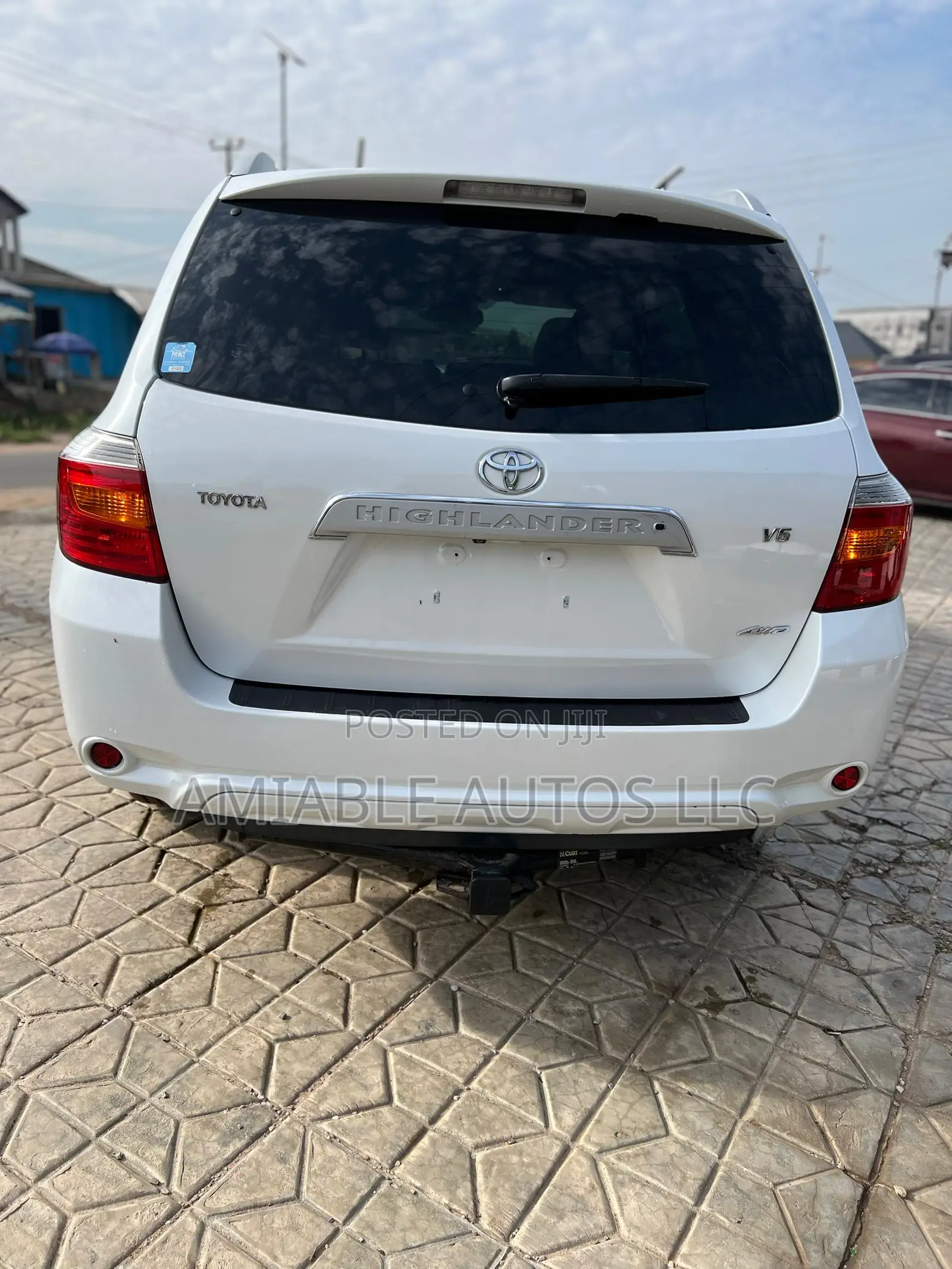 Toyota Highlander Limited 2008 White