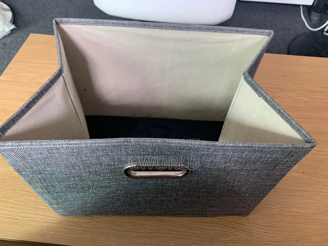 Fabric Storage Box With Lid