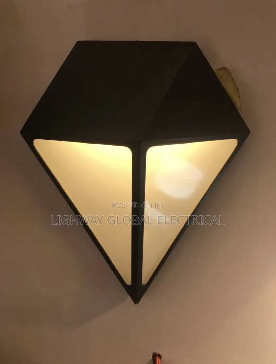 Modern Brief Diamond Shaped Led Waterproof Outdoor/Indoor Lamp