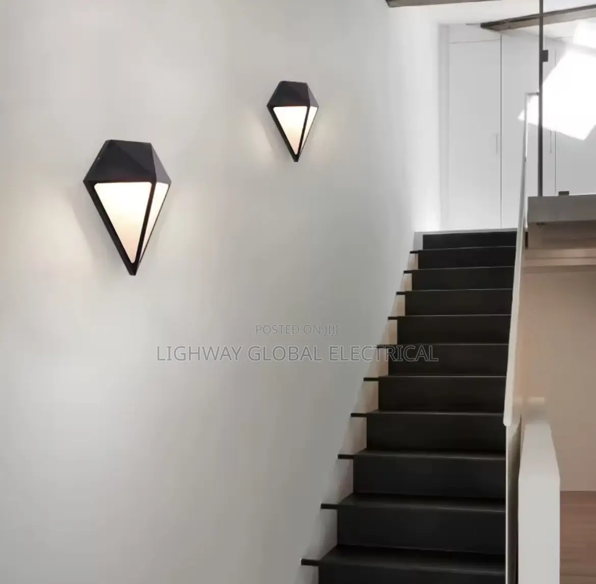 Modern Brief Diamond Shaped Led Waterproof Outdoor/Indoor Lamp