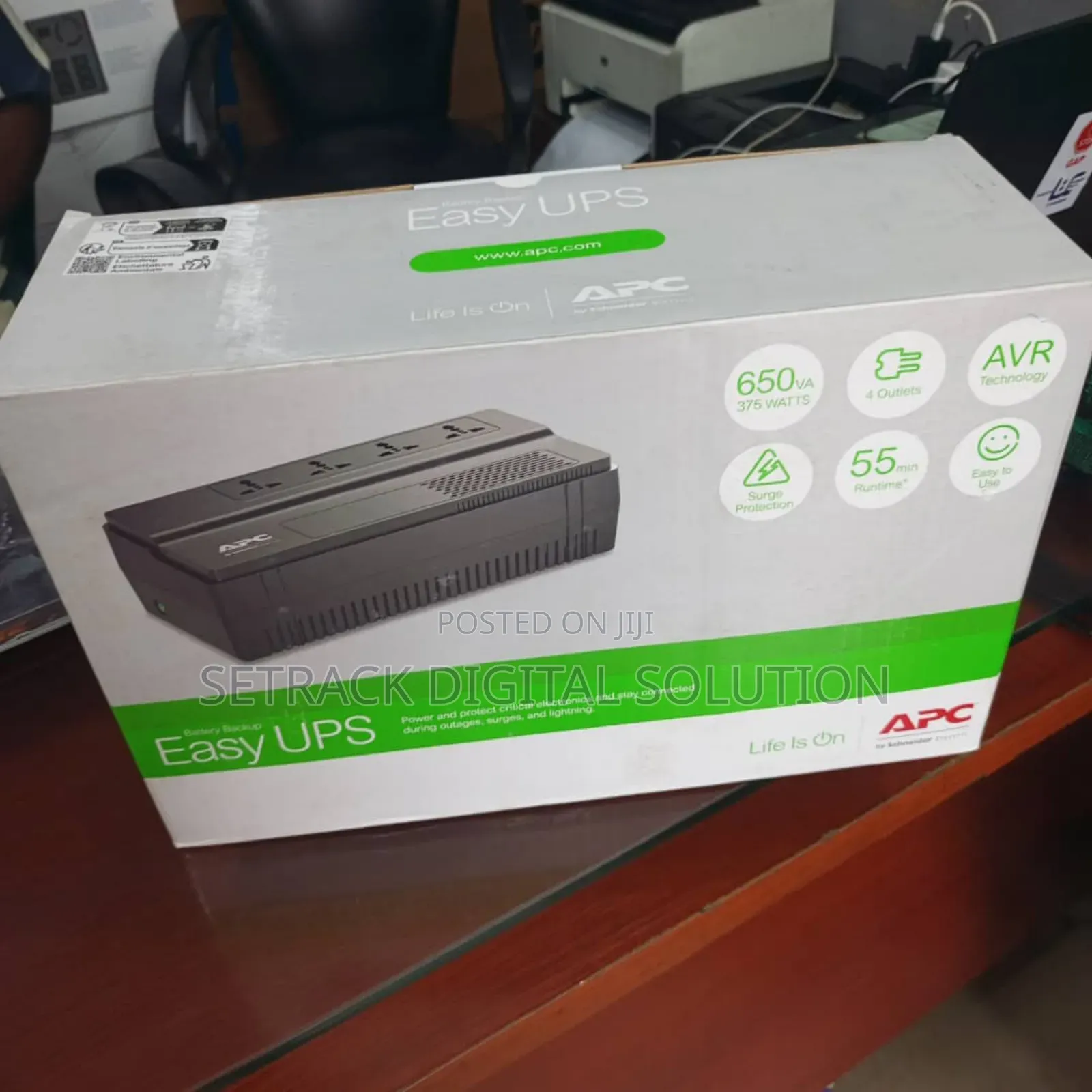 Apc Easy Ups Bv 650va, Avr, Universal Outlet, 230v