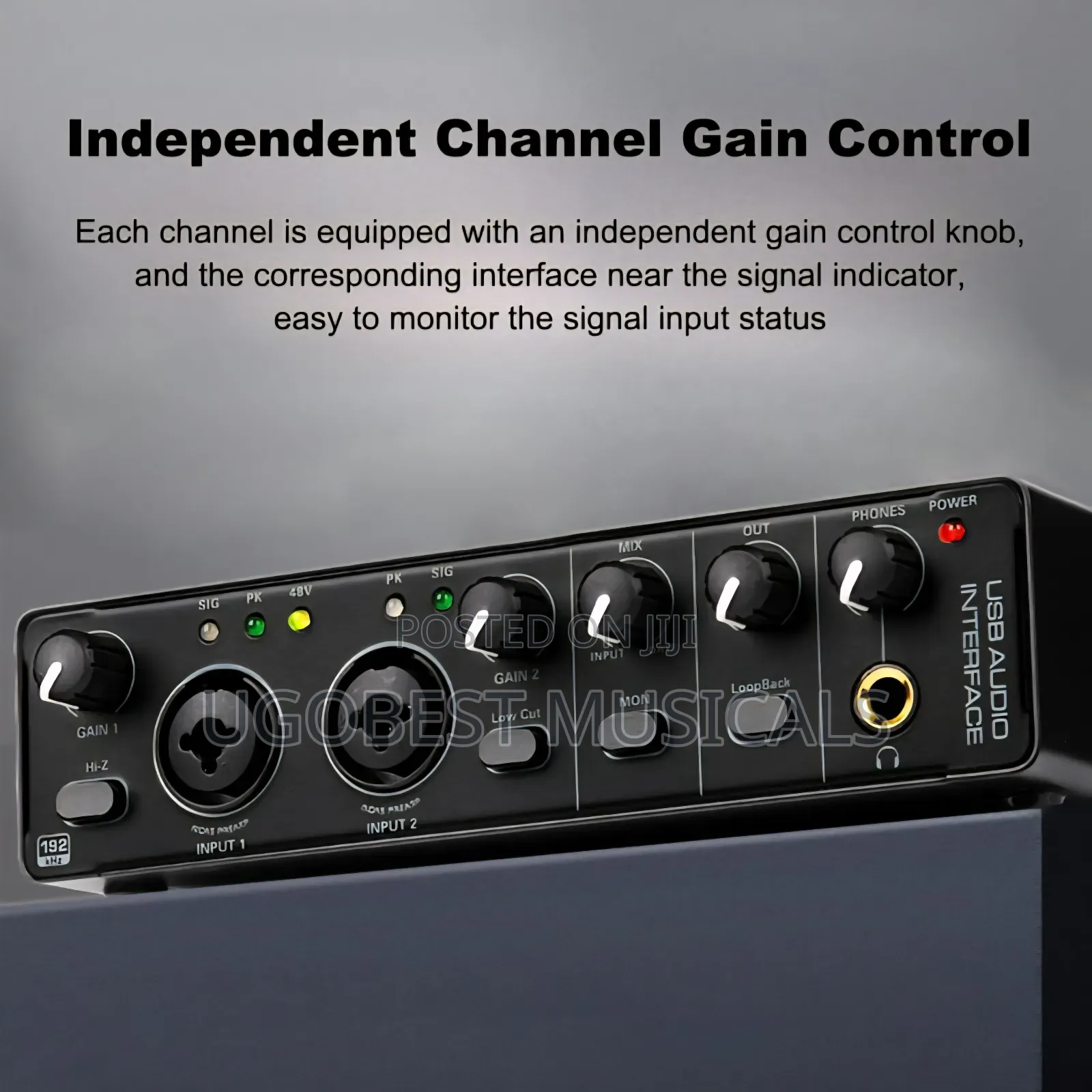 2in 2out Studio Soundcard