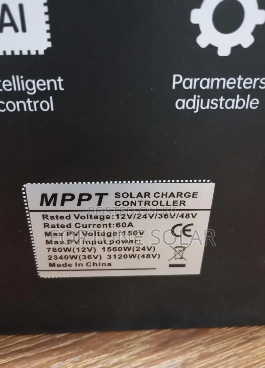 Sunfied 60a MPPT Charge Controller Max Pv Volt 150
