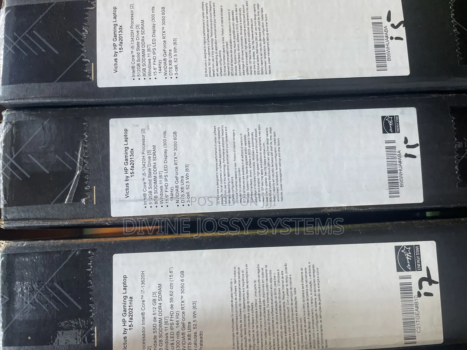 New Laptop HP Victus 15 16GB Intel Core i7 SSD 512GB