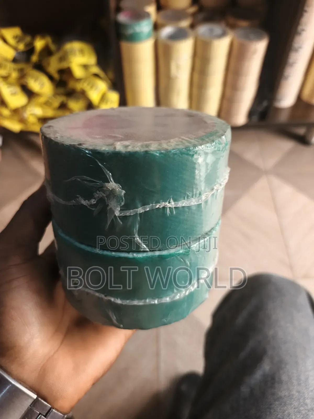 2" (50mm) Green Tape for Industrial Use