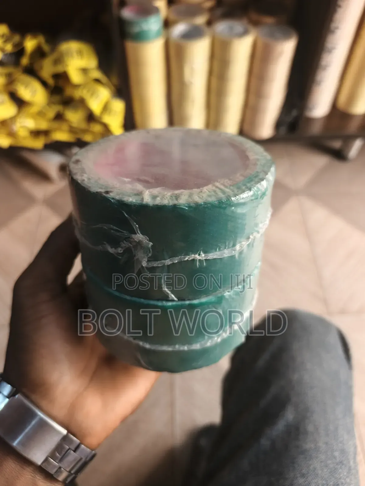 2" (50mm) Green Tape for Industrial Use