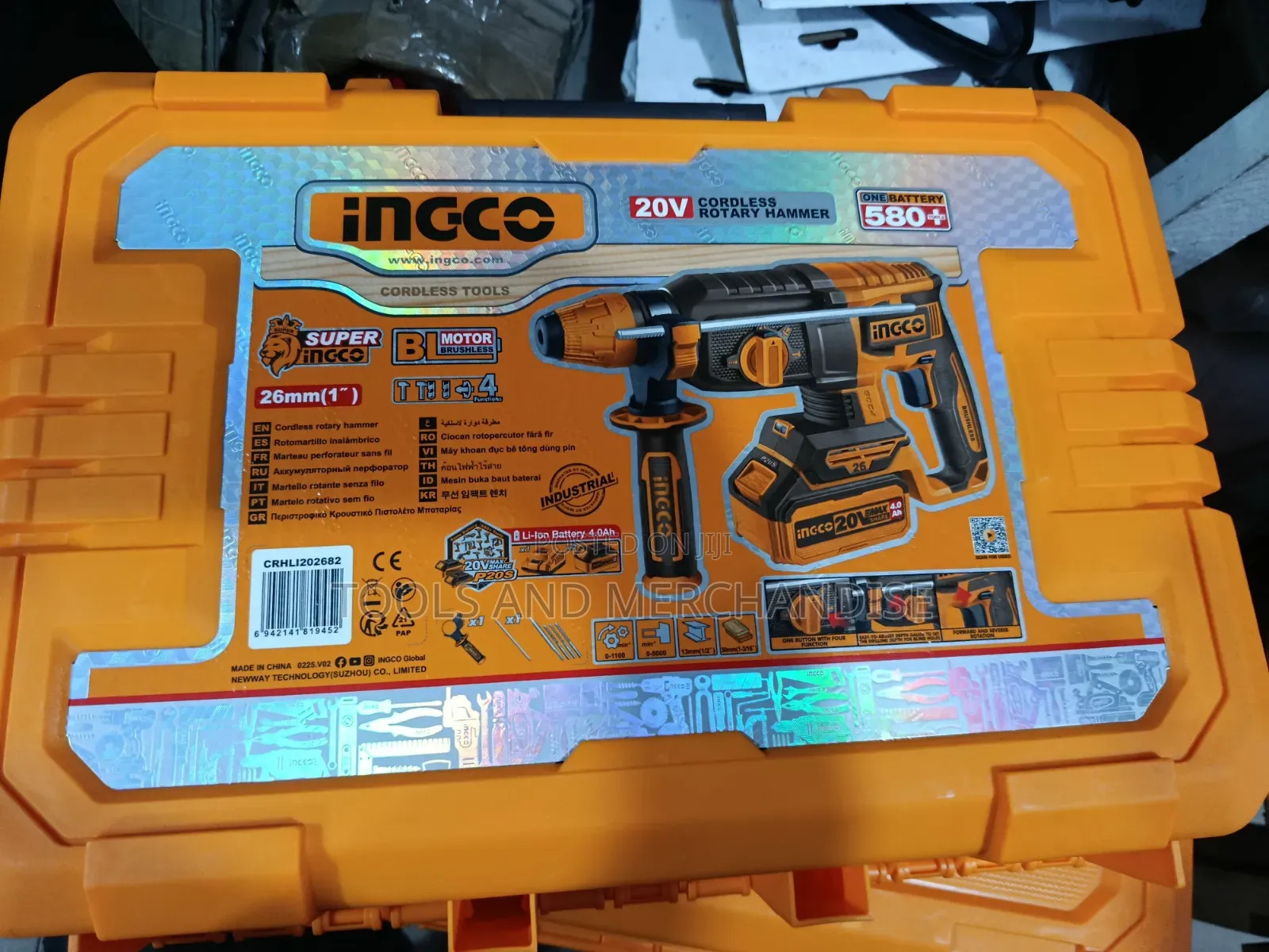 Cordless Rotary Hammer Machine (Ingco and Total)