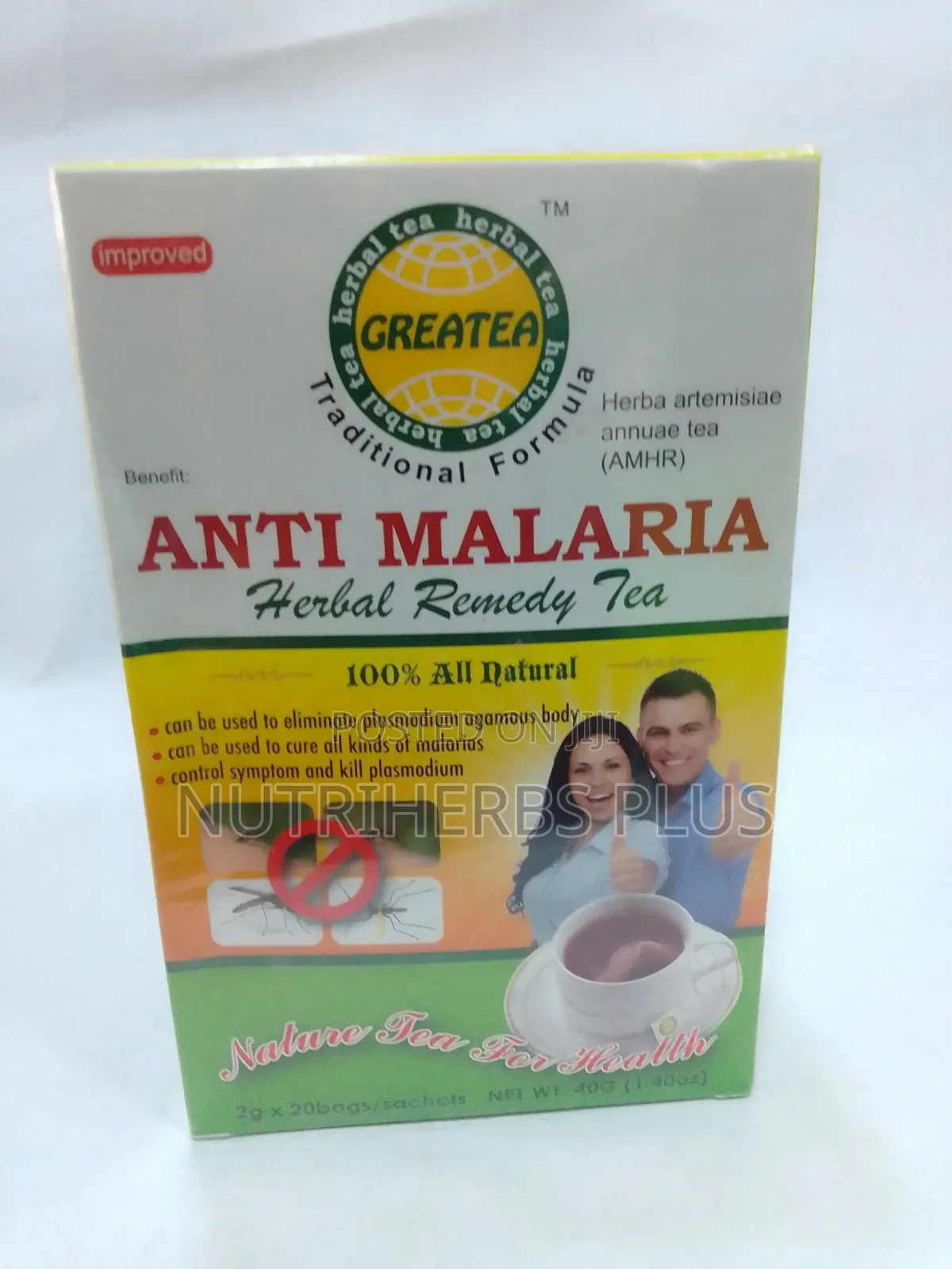 Greatea Anti Malaria Tea: For Prevention and Treatment of Malaria