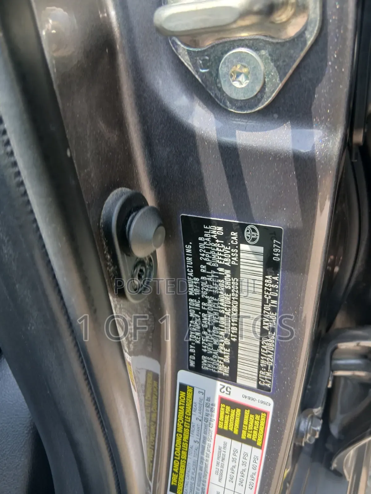 Toyota Camry SE FWD 2020 Gray