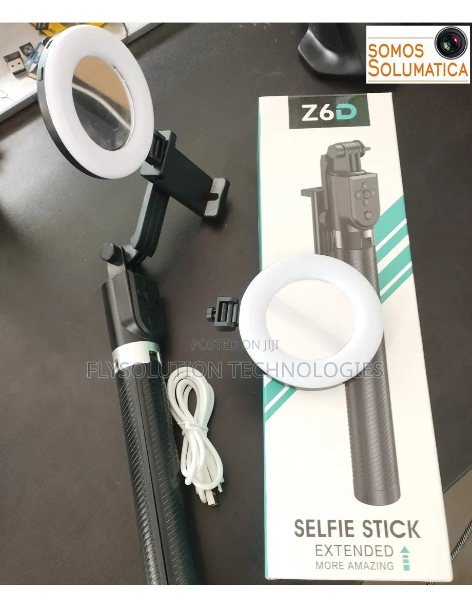 Selfie Stick and Tripod – Light and Bluetooth Shutter Release – Long