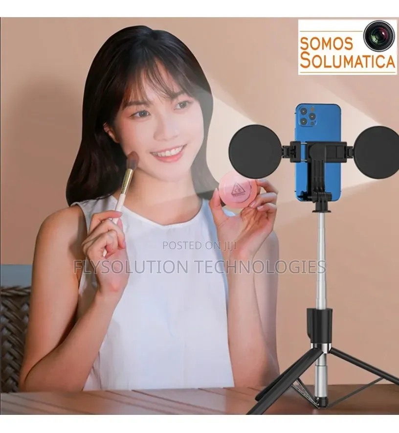 Selfie Stick and Tripod – Light and Bluetooth Shutter Release – Long