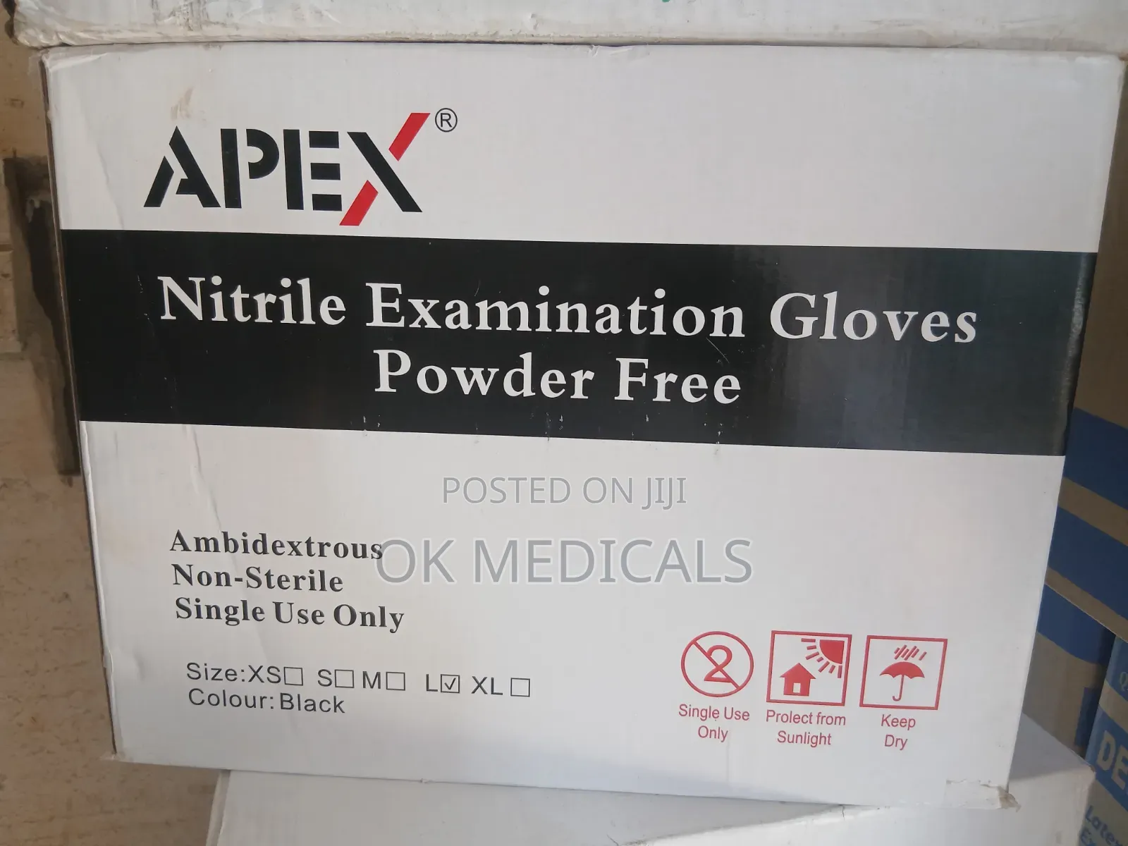 Black Glove ( Niltrail Gloves)