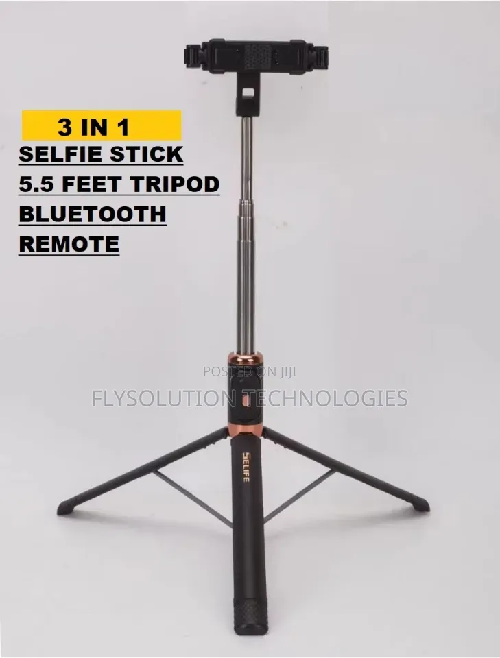 3 in 1 Selfie Stick Tripod Bluetooth Remote Shutter Android iPhone