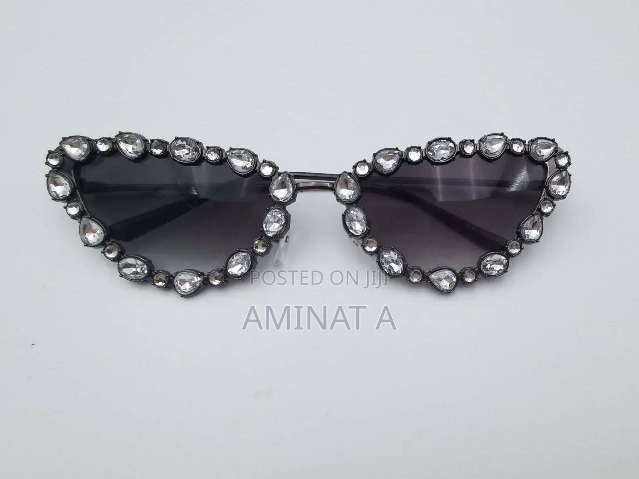 Cat Eye Stylish Sunshade Ladies Eye Glasses With Case