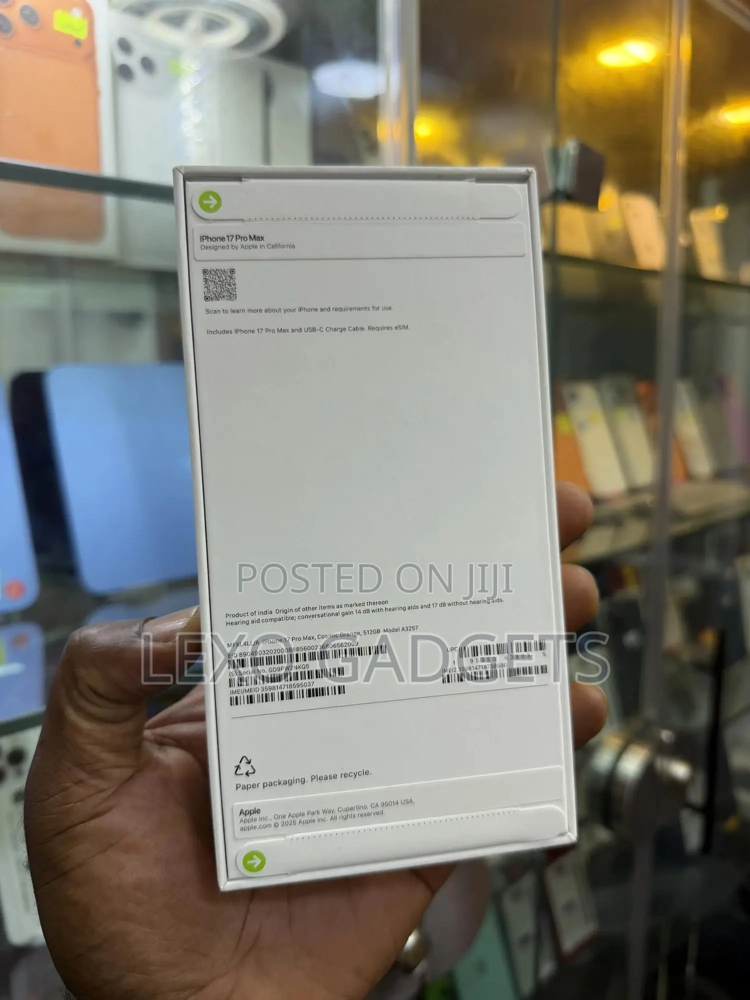New Apple iPhone 17 Pro Max 512 GB Orange