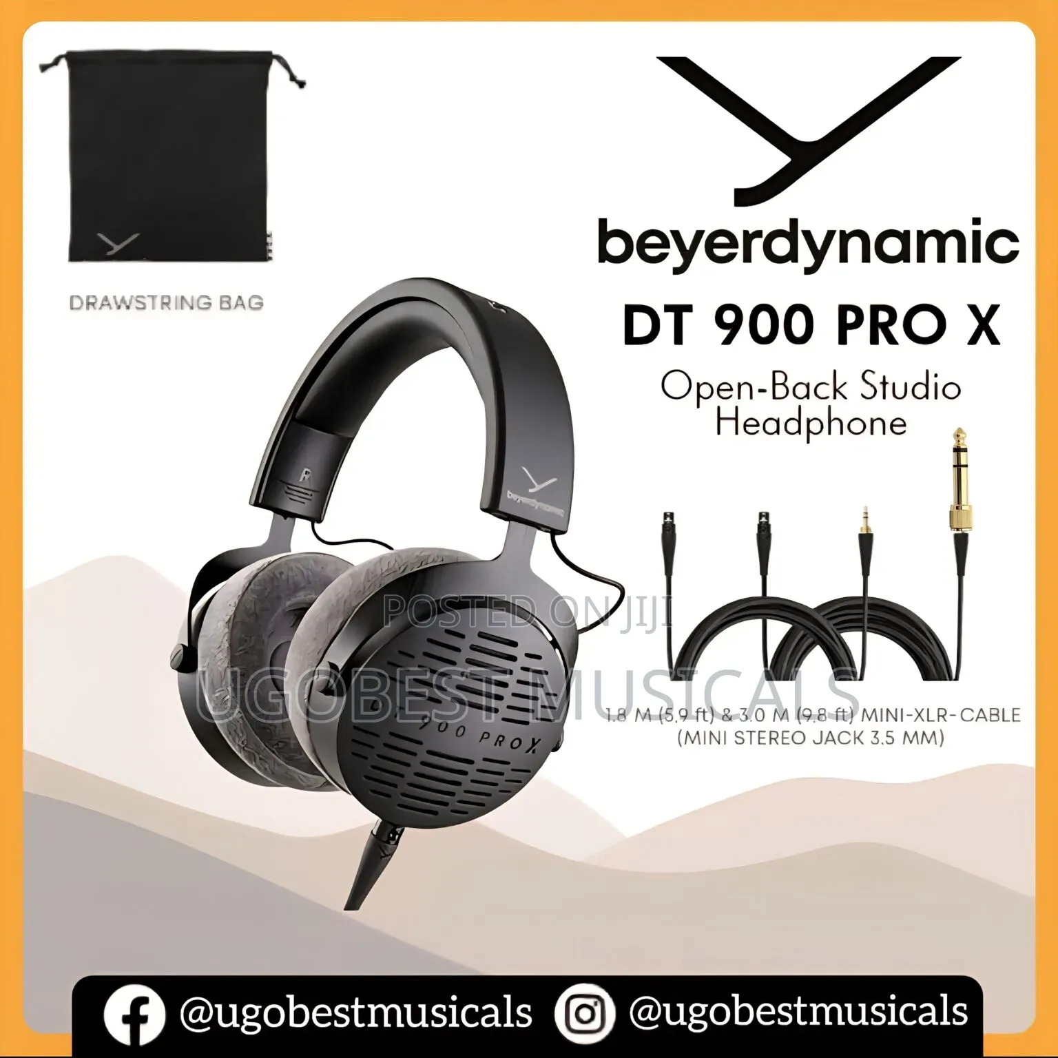 Beyerdynamic Dt 900 Pro X Open-Back Studio Headphones.