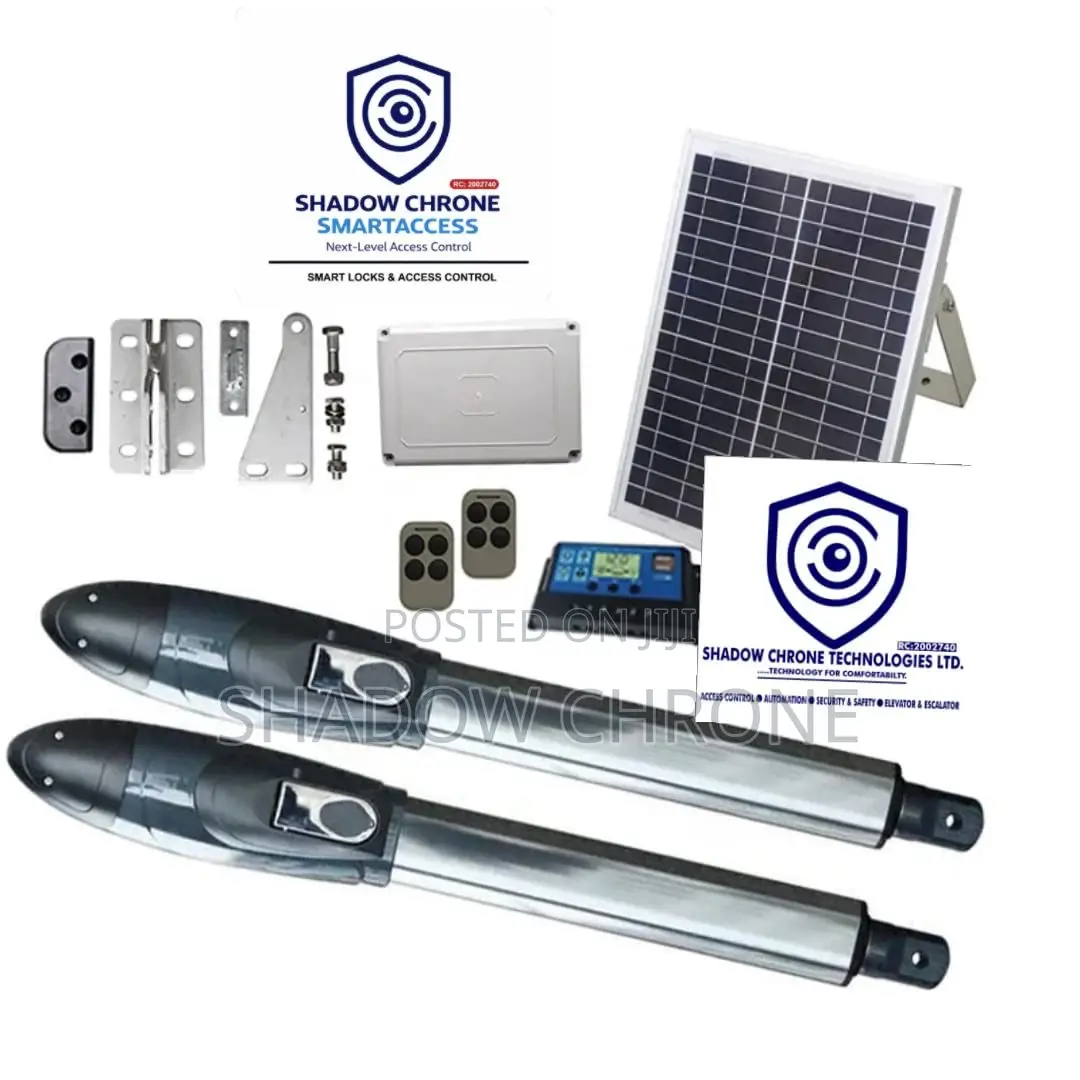 Solar Powered Automatic Swing Gate Opener – Smart Security System