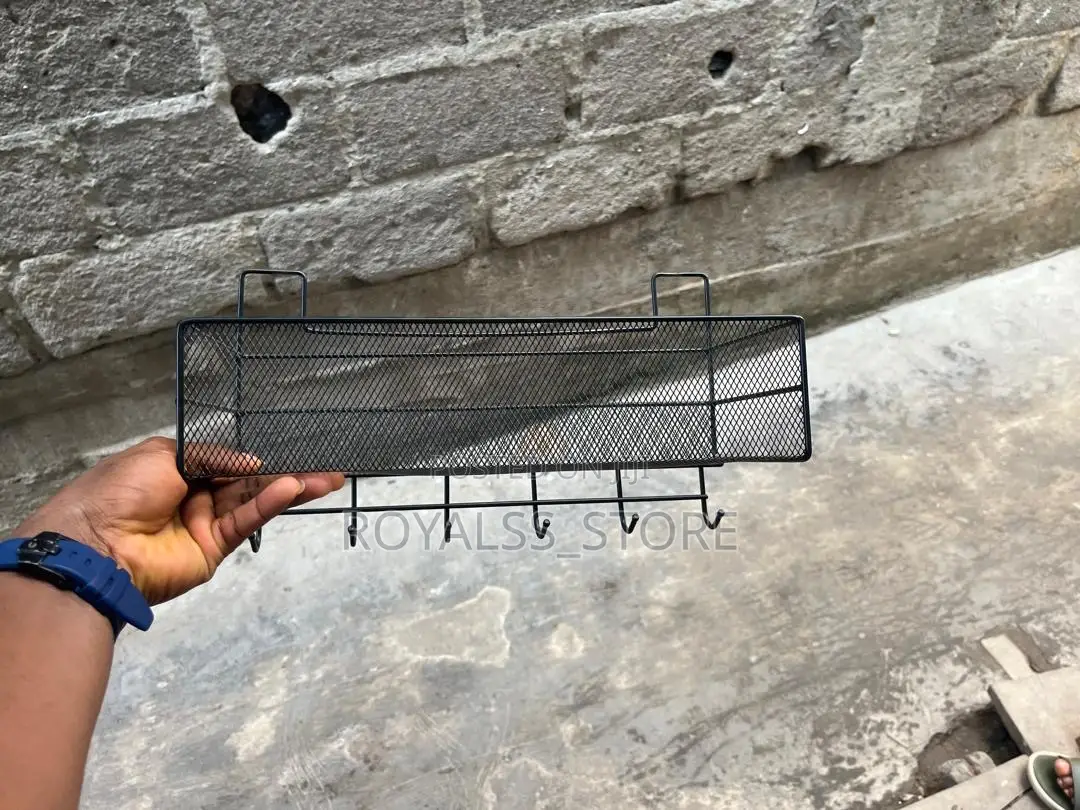 Wall Mounted Bathroom Rack Steel Bathroom Shelve