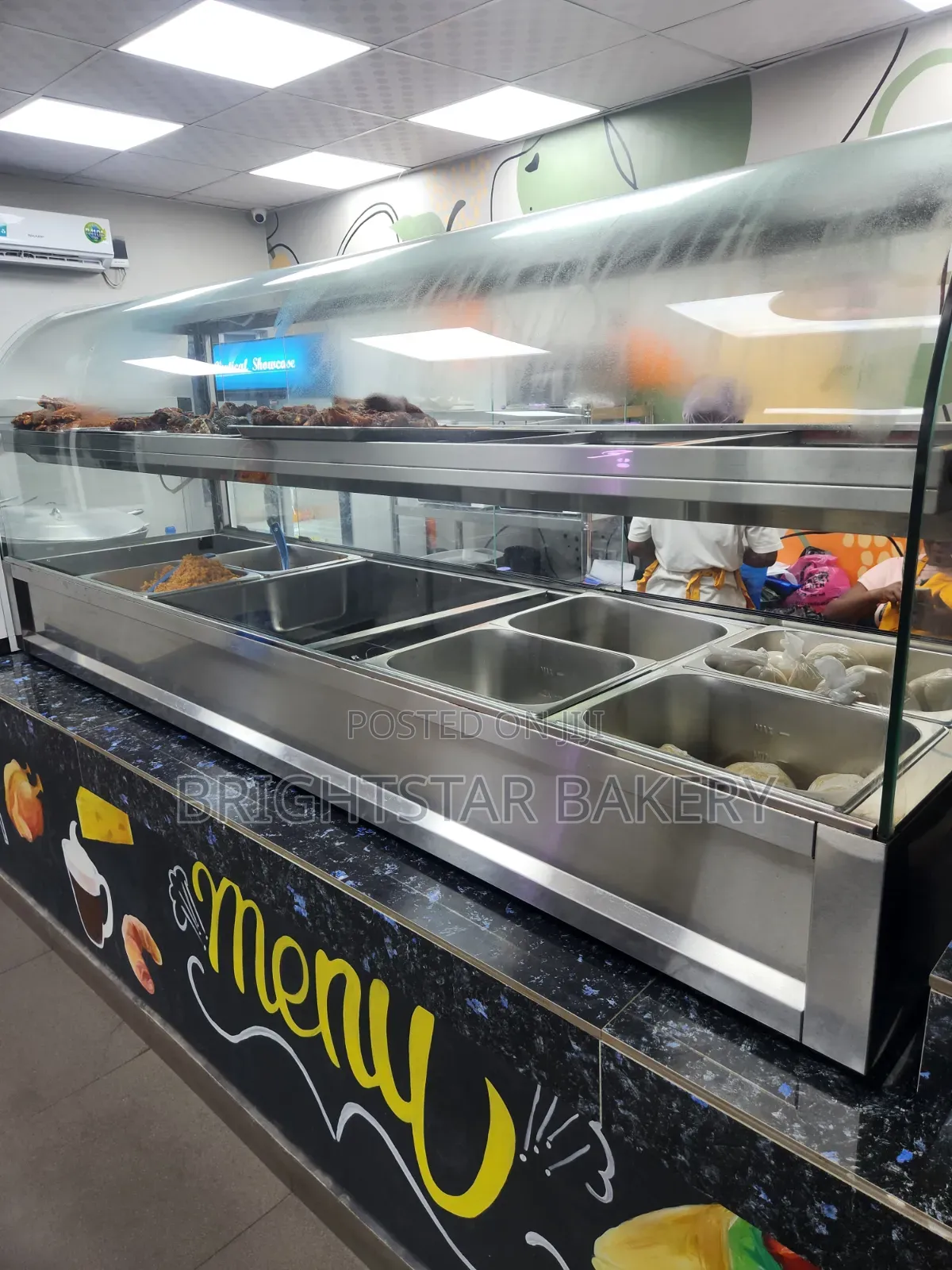 Food Display Warmer Colve Glass Imported 10 Plate