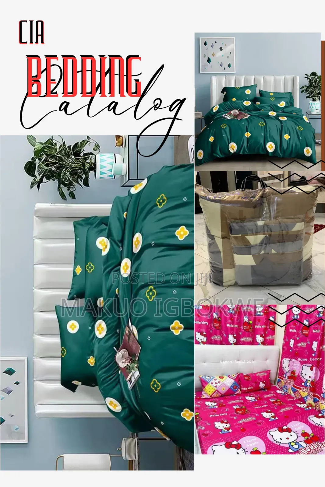6/6 Complete Duvet Set Bedspread With 4-Pillow Cases (Wholesale Price