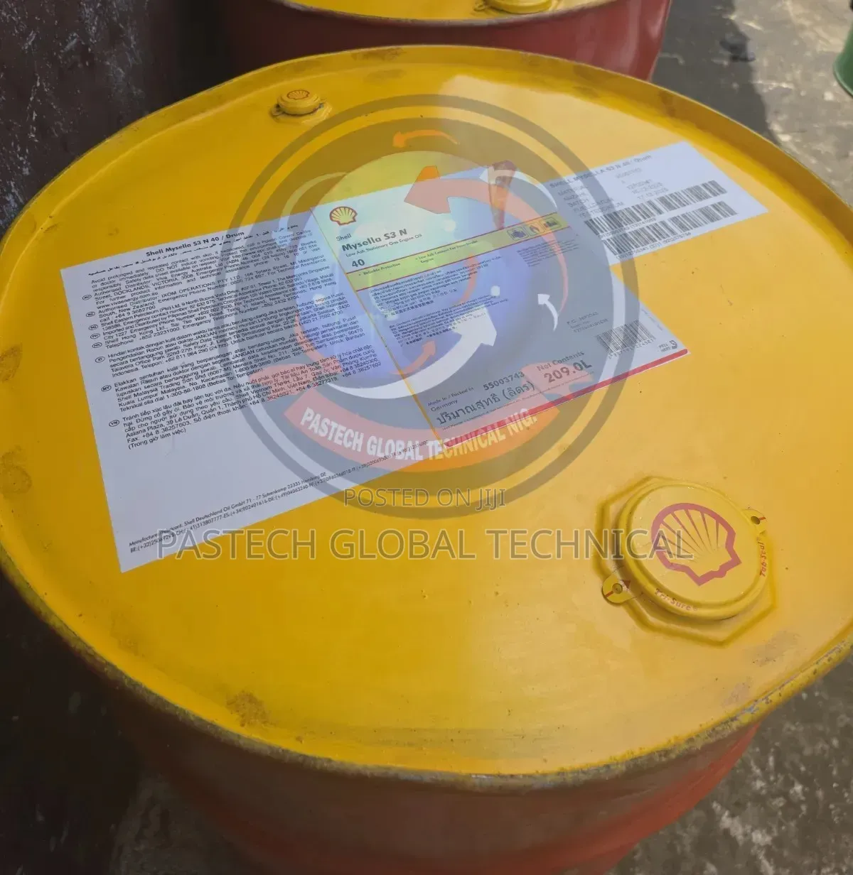 209-Liter Drum of Shell Mysella S3 N 40