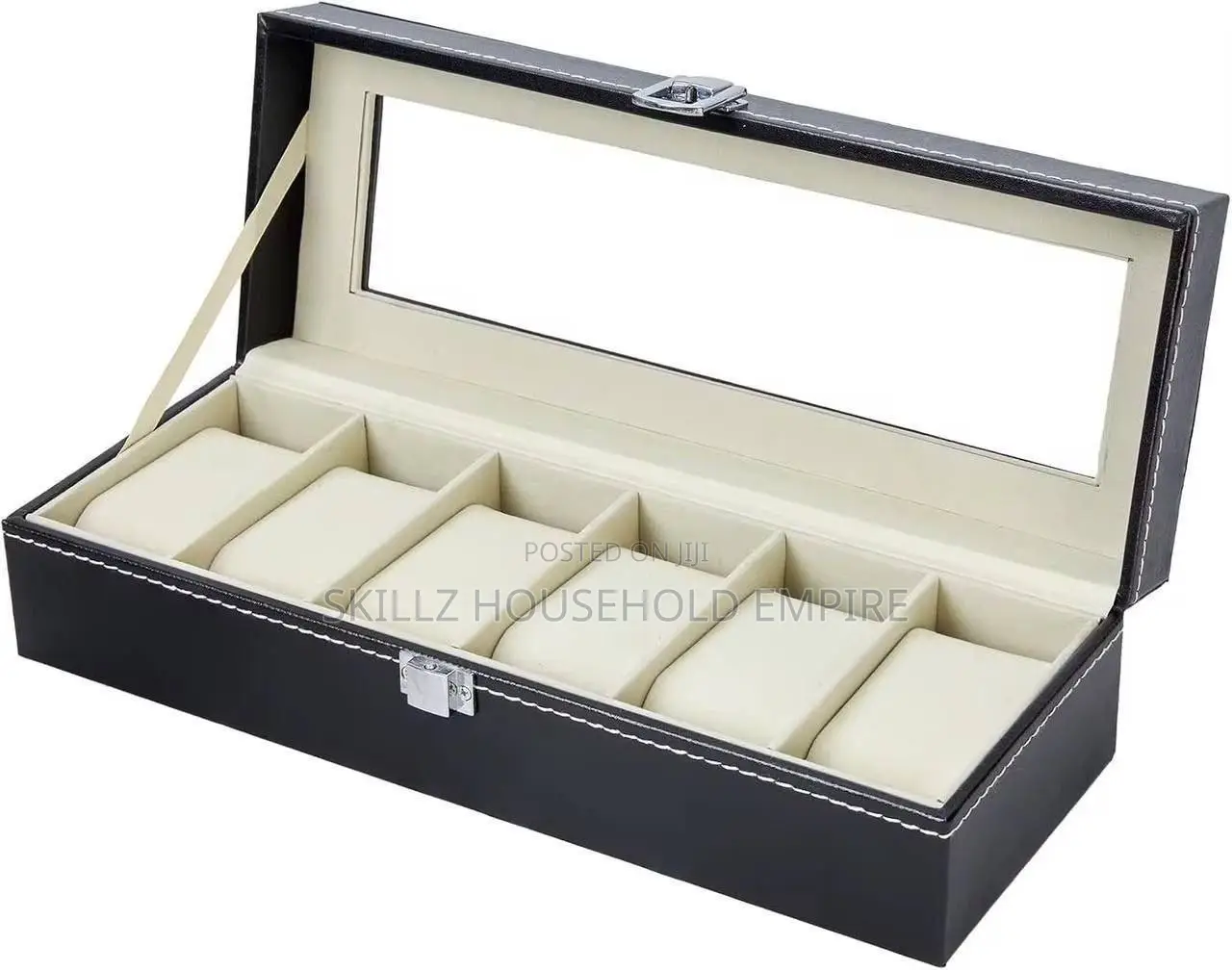 6 Slot Wristwatch Box