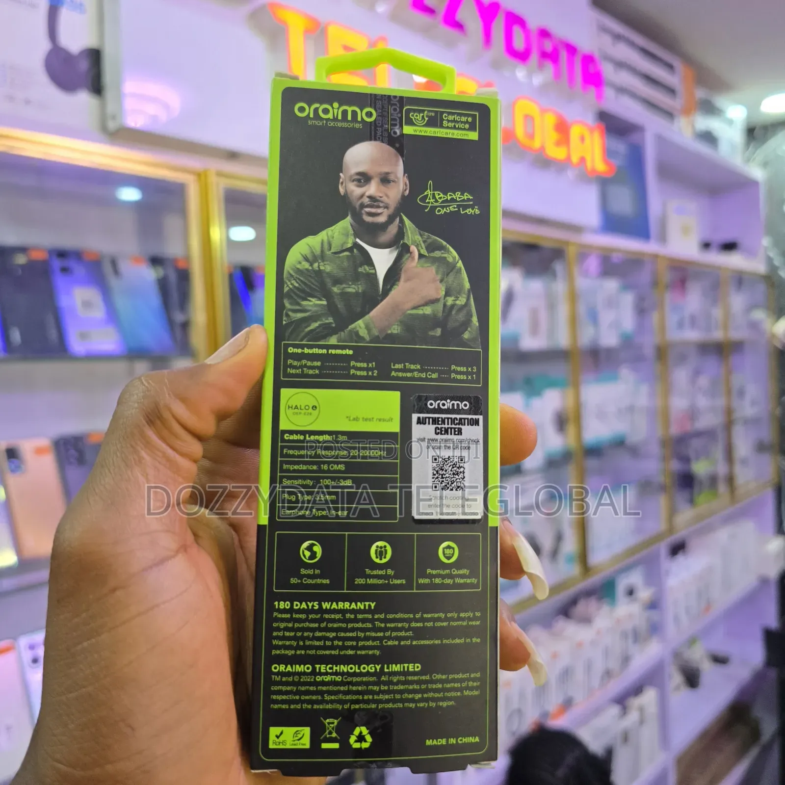 Oraimo Halo Oep-E26 Wired in-Ear Earphones
