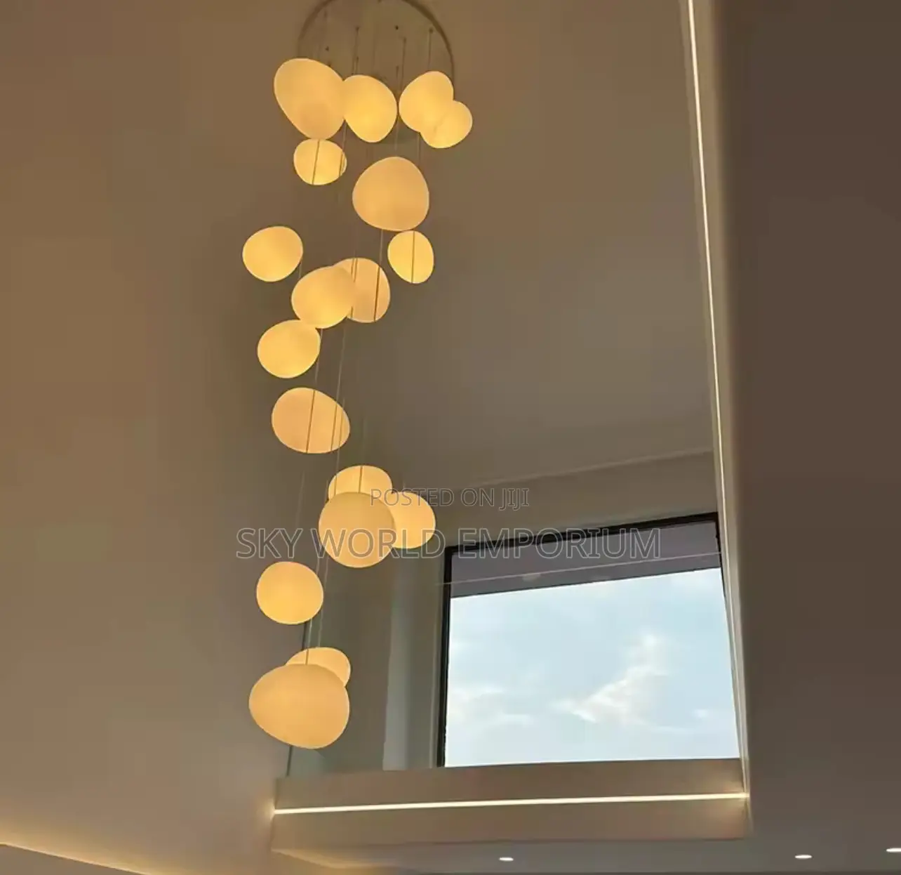 Nordic Home Decoration, Stair Case Chandelier,