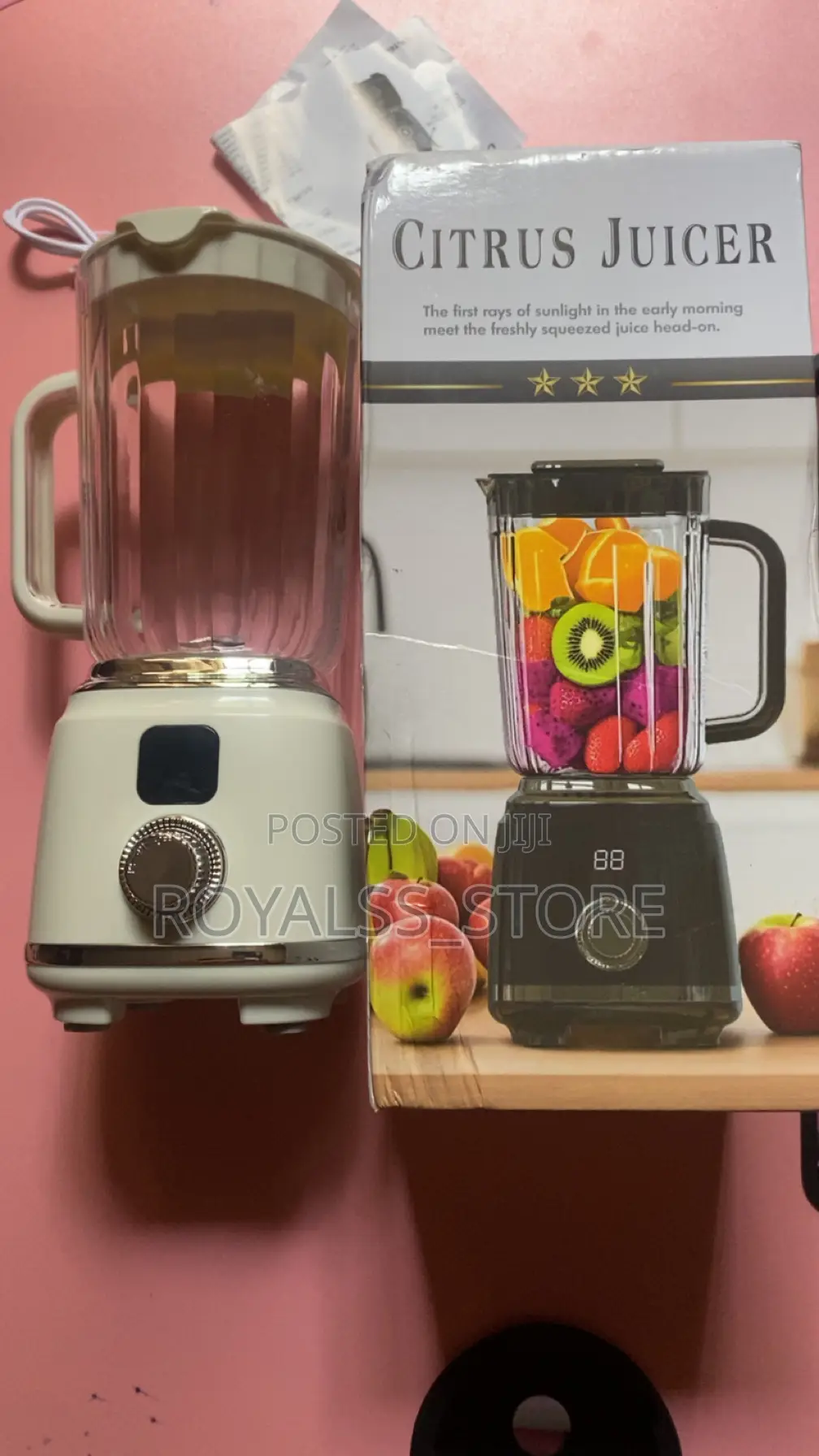 Rechargeable Blender / Citrus Juicer With Digital Display