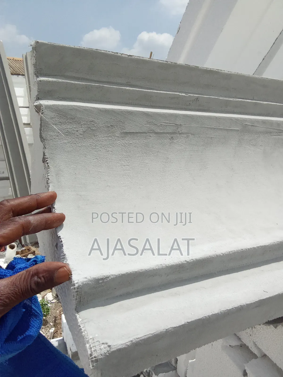 250 by 250 Polystyrene Parapet