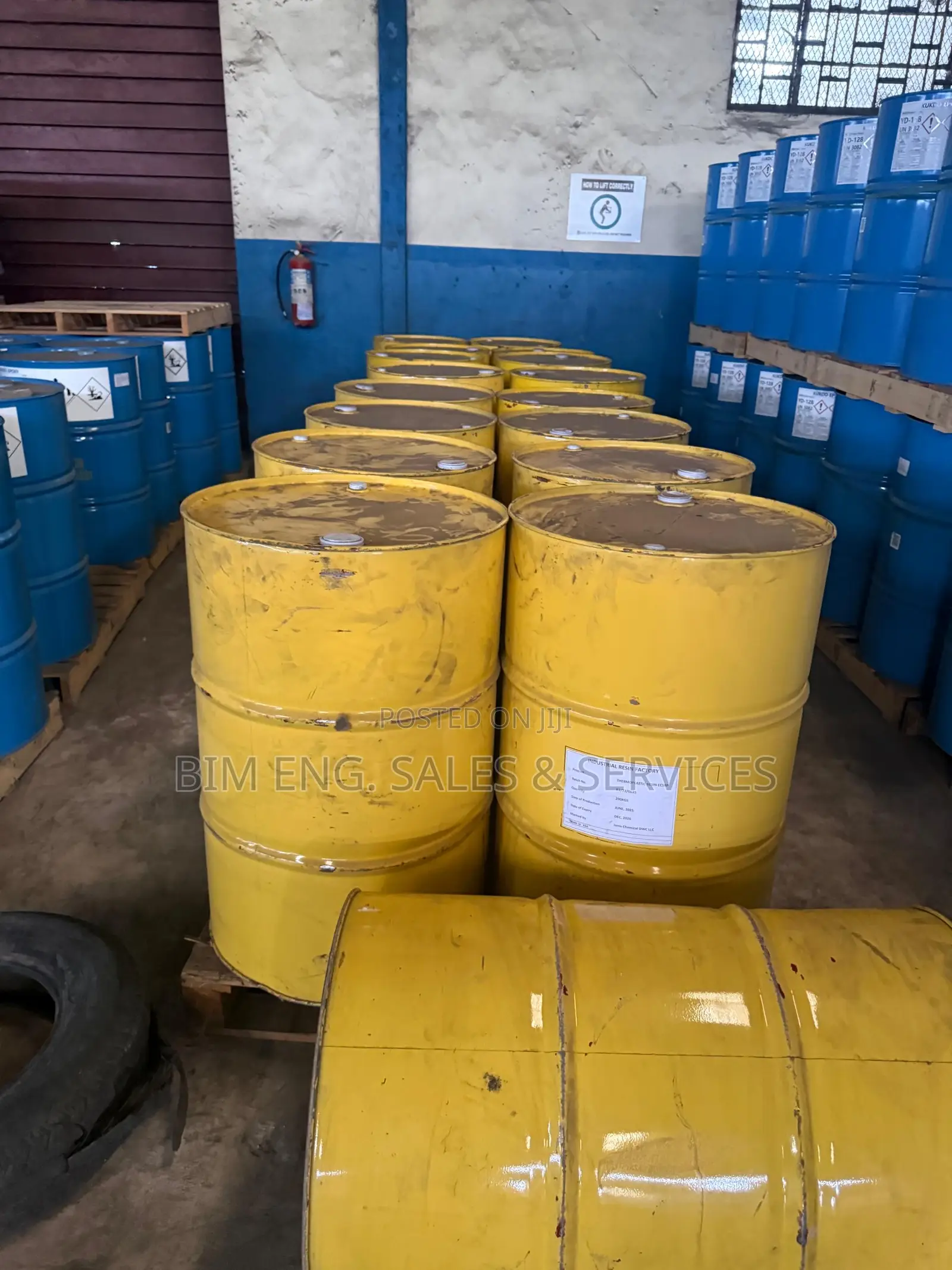 Thermoplastic Resin in Drums