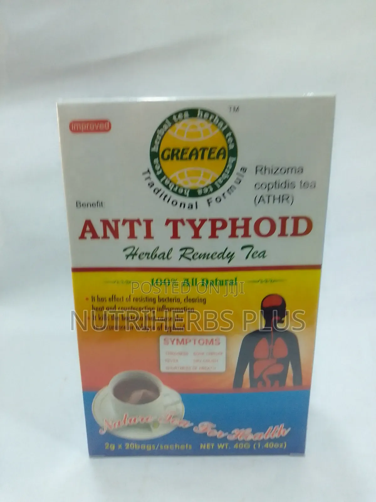 Greatea Anti Typhoid Tea: For Treatment Prevention Of Typhoid