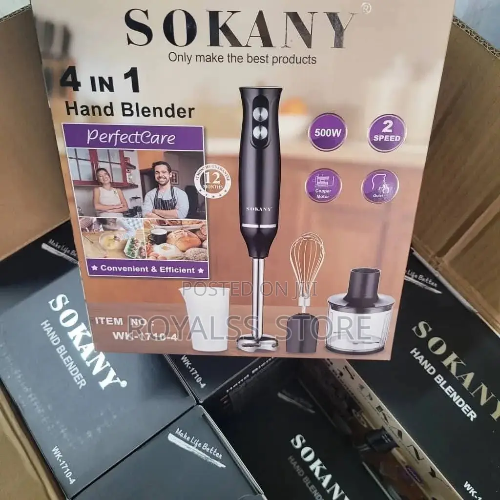 Sokany Electric Multifunction Hand Blender 4 in 1