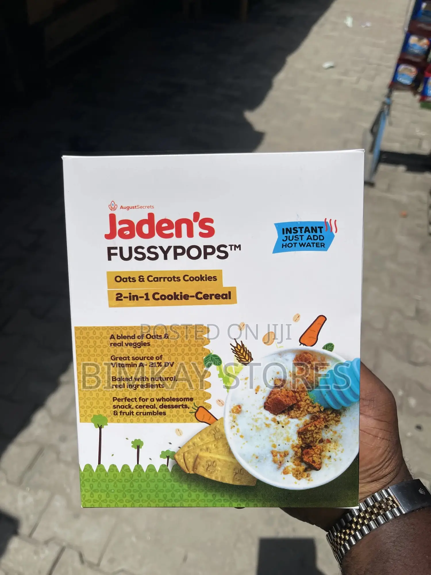 Jadens Fussypops Baby Cereals Oat and Carrot 6months Old 310g