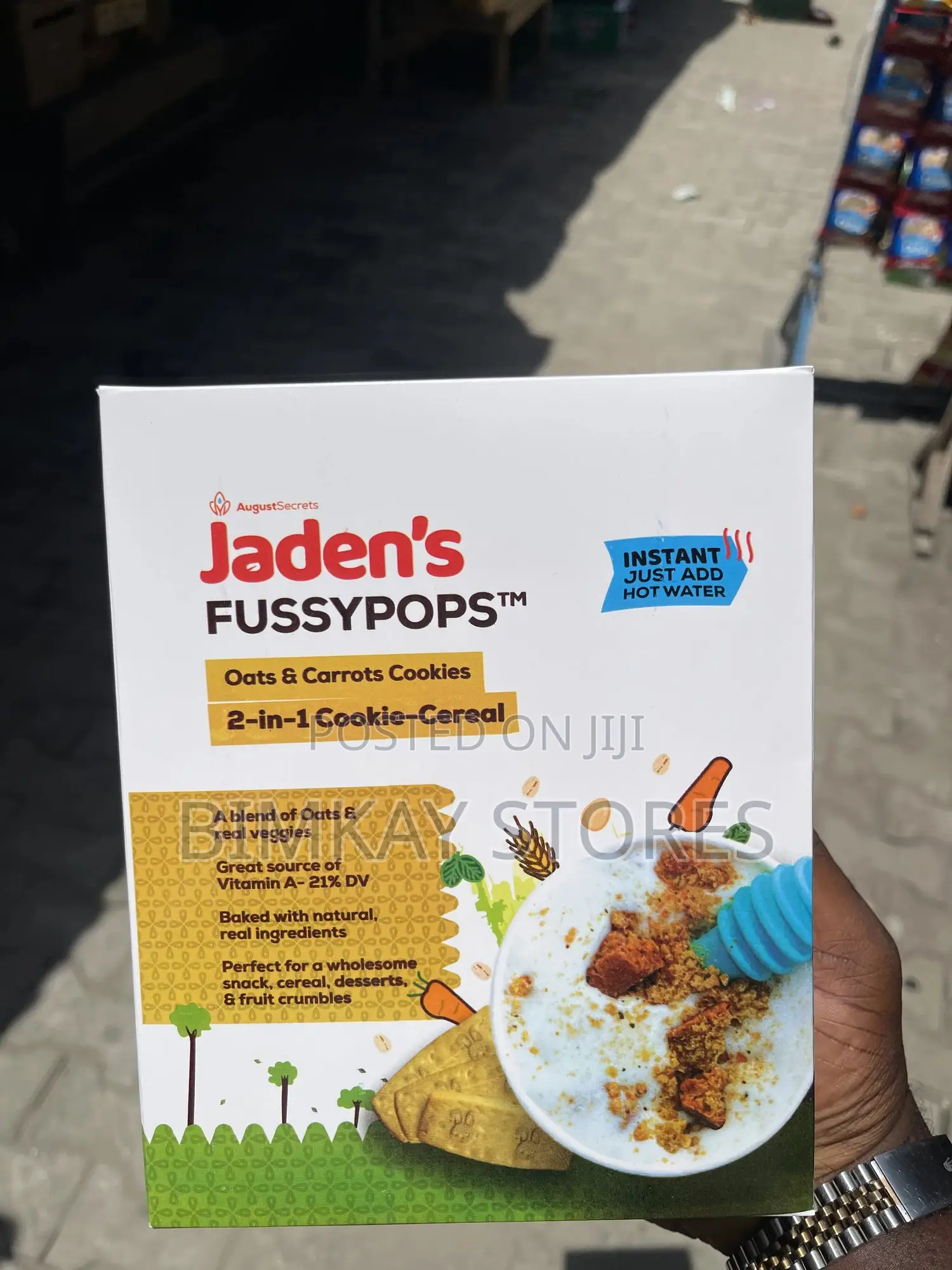 Jadens Fussypops Baby Cereals Oat and Carrot 6months Old 310g